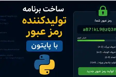 ساخت تولیدکننده رمز عبور با پایتون