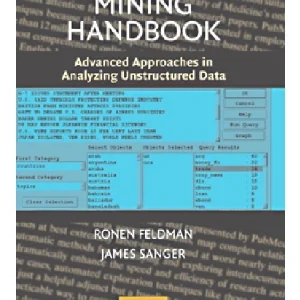 کتاب راهنمای متن‌کاوی اثر رونن فلدمن و جیمز سنگر نسخه PDF انگلیسی