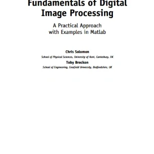 کتاب مبانی پردازش تصویر نسخه PDF انگلیسی
